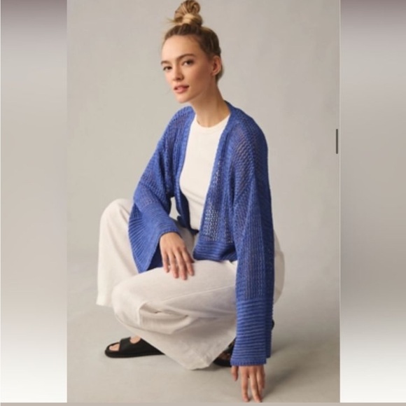 Anthropologie Sweaters - By Anthropologie Juillet Cropped Cardigan Sweater